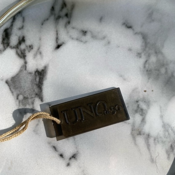 NWT Uno de 50 Helena Leaf Silver Collar Necklace - Picture 13 of 14